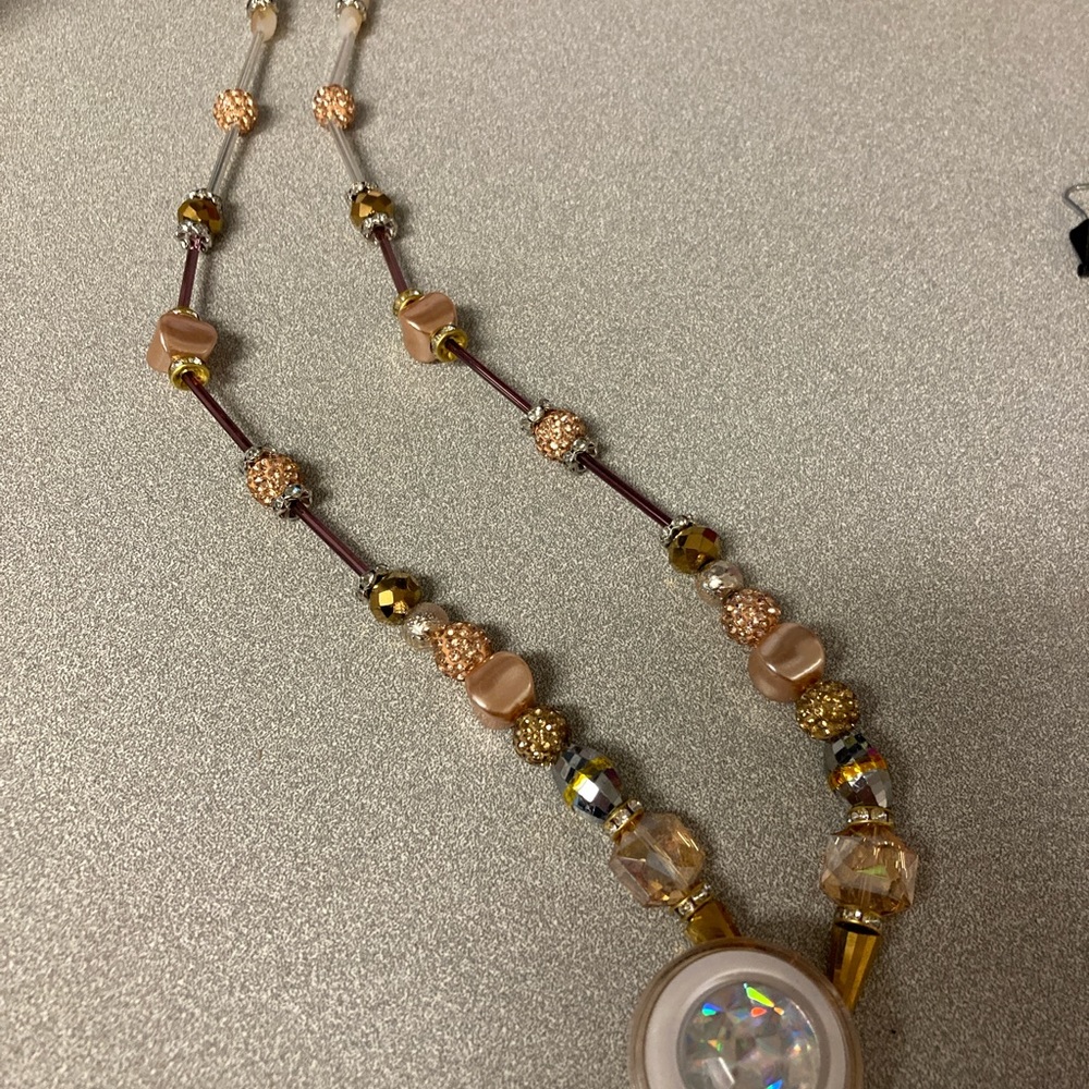 🌹💐long necklaces or lanyards in a variety of colors - glass & polymer beads.
